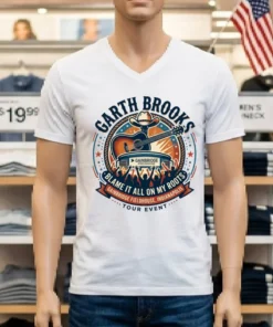 Garth Brooks And The Blame It All On My Roots Tour At Gainbridge Fieldhouse, Indianapolis T Shirt