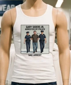 Gary Siders Jr 36 Is Being Charged T Shirt White T Shirt