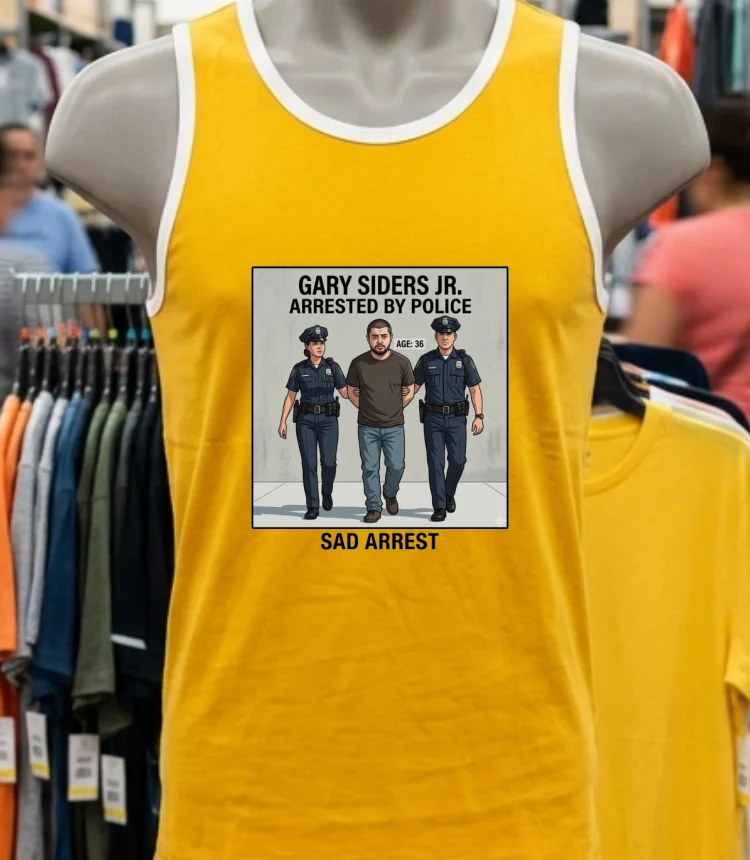 Gary Siders Jr 36 Is Being Charged T Shirt Yellow T Shirt