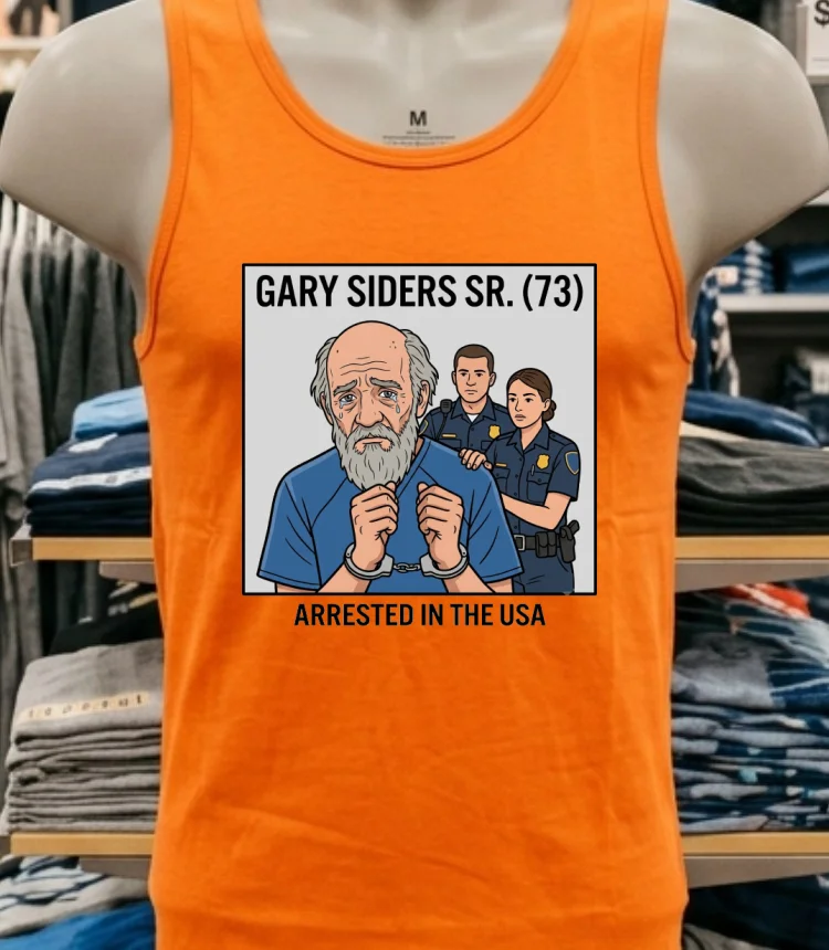 Gary Siders Sr. (73) Is Being Charged T Shirt - orange-shirt Gary Siders Sr 73 Is Being Charged T Shirt Orange Shirt