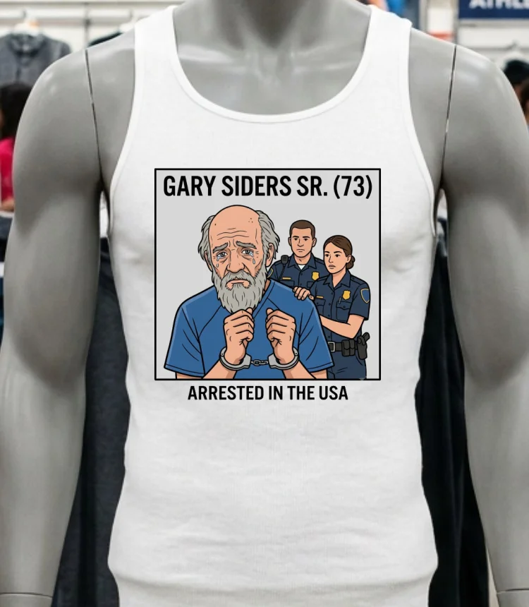 Gary Siders Sr 73 Is Being Charged T Shirt White T Shirt 1