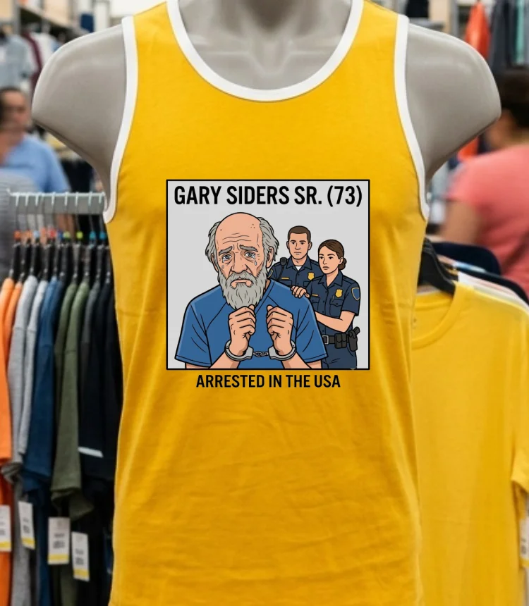 Gary Siders Sr. (73) Is Being Charged T Shirt - yellow-t-shirt Gary Siders Sr 73 Is Being Charged T Shirt Yellow T Shirt