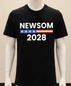 Gavin Newsom 2028 California Democrat Support Shirt