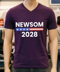 Gavin Newsom 2028 California Democrat Support Shirt