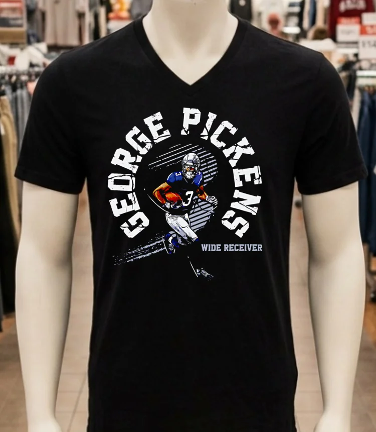 George Pickens Dallas Player Name Shirt - balck-shirt George Pickens Dallas Player Name Shirt Balck Shirt 2