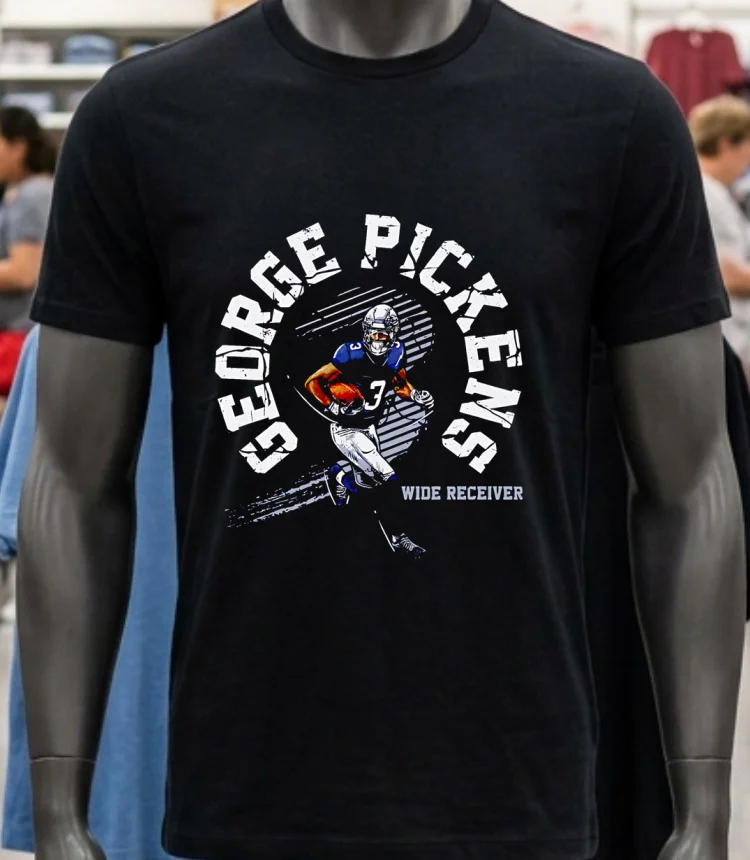 George Pickens Dallas Player Name Shirt - balck-shirt George Pickens Dallas Player Name Shirt Balck Shirt