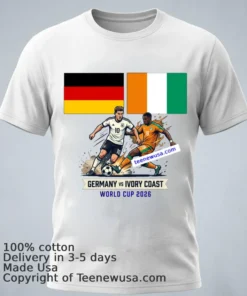 Germany Vs Ivory Coast World Cup 2026 T Shirt