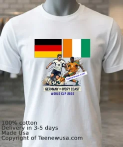 Germany Vs Ivory Coast World Cup 2026 T Shirt White T Shirt 3