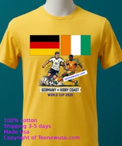 Germany Vs Ivory Coast World Cup 2026 T Shirt