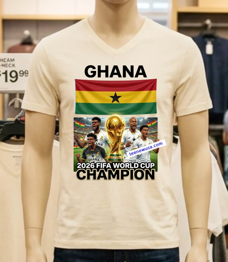 Ghana World Cup 2026 Fan T Shirt White T Shirt 2