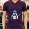 Givenchy Black Rottweiler Dog Shirt Purple Shirt
