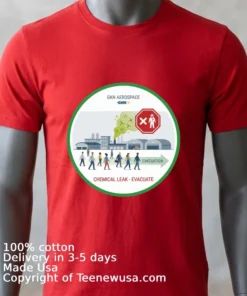 Gkn Aerospace T Shirt Chemical Leak Incident Red Shirt