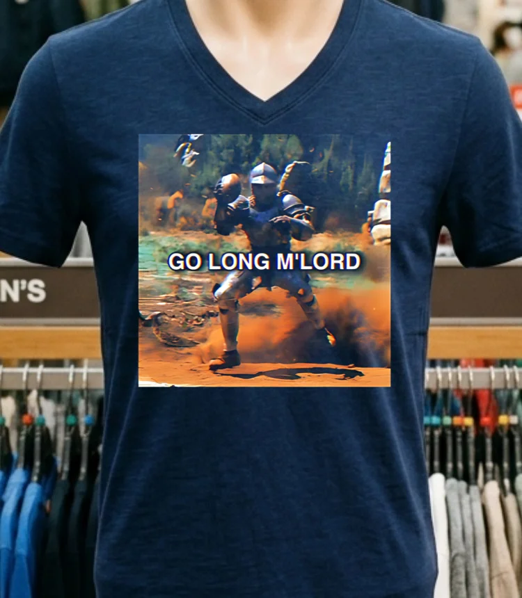 Go Long M’lord Photo Shirt - navy-shirt Go Long Mlord Photo Shirt Navy Shirt 1