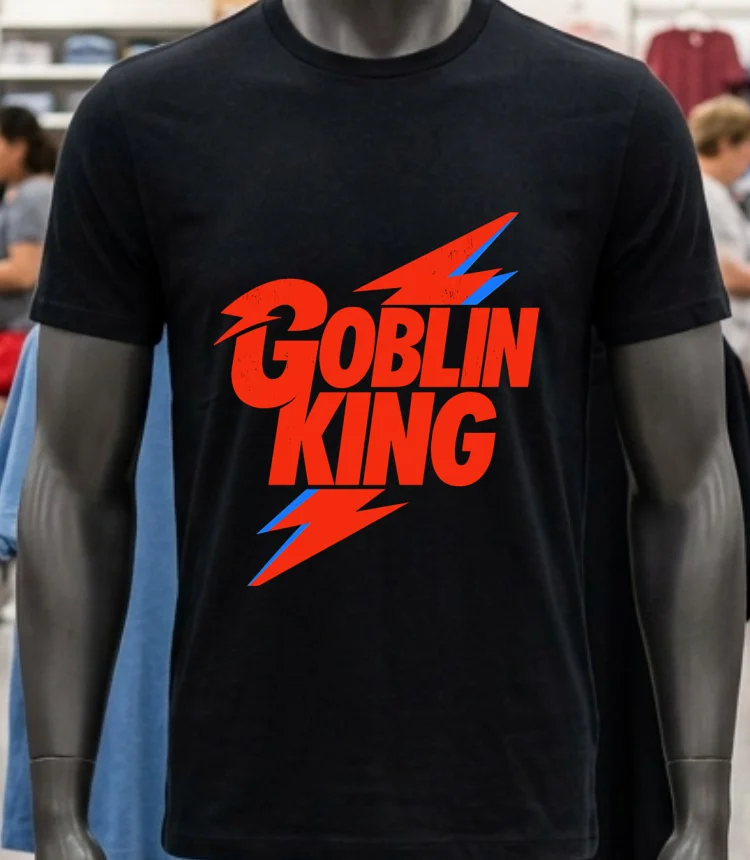 Goblin King Thunder Logo Shirt - balck-shirt Goblin King Thunder Logo Shirt Balck Shirt
