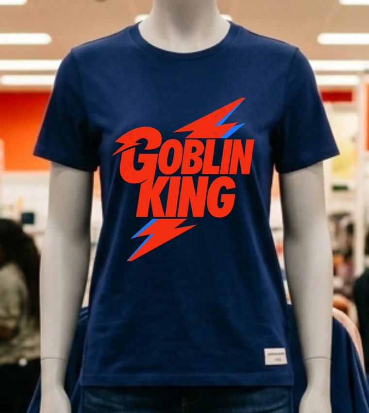 Goblin King Thunder Logo Shirt - navy-shirt Goblin King Thunder Logo Shirt Navy Shirt