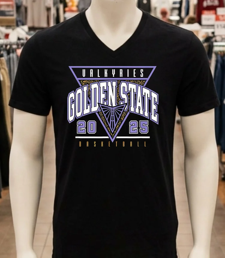 Golden State Valkyries Basketball Gift For Sports Fans 2025 Shirt - balck-shirt Golden State Valkyries Basketball Gift For Sports Fans 2025 Shirt Balck Shirt 2