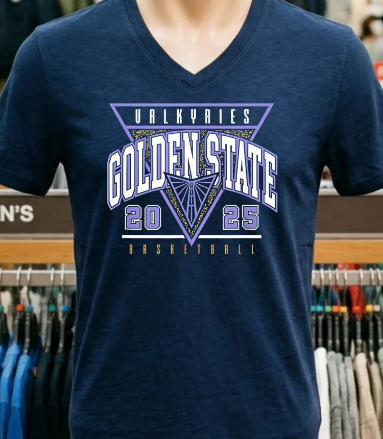 Golden State Valkyries Basketball Gift For Sports Fans 2025 Shirt - navy-shirt Golden State Valkyries Basketball Gift For Sports Fans 2025 Shirt Navy Shirt 1