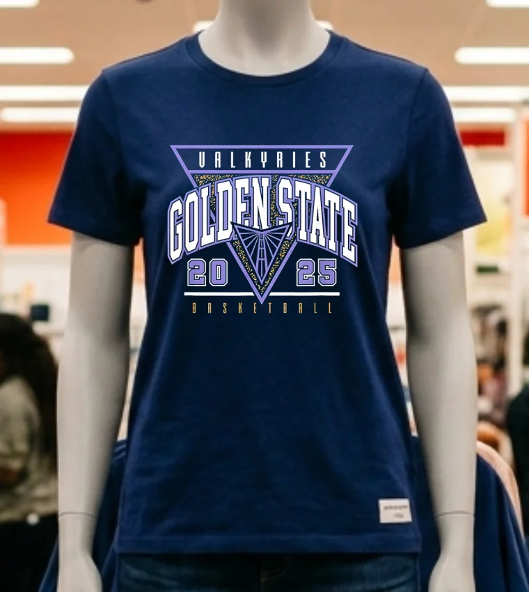 Golden State Valkyries Basketball Gift For Sports Fans 2025 Shirt Navy Shirt