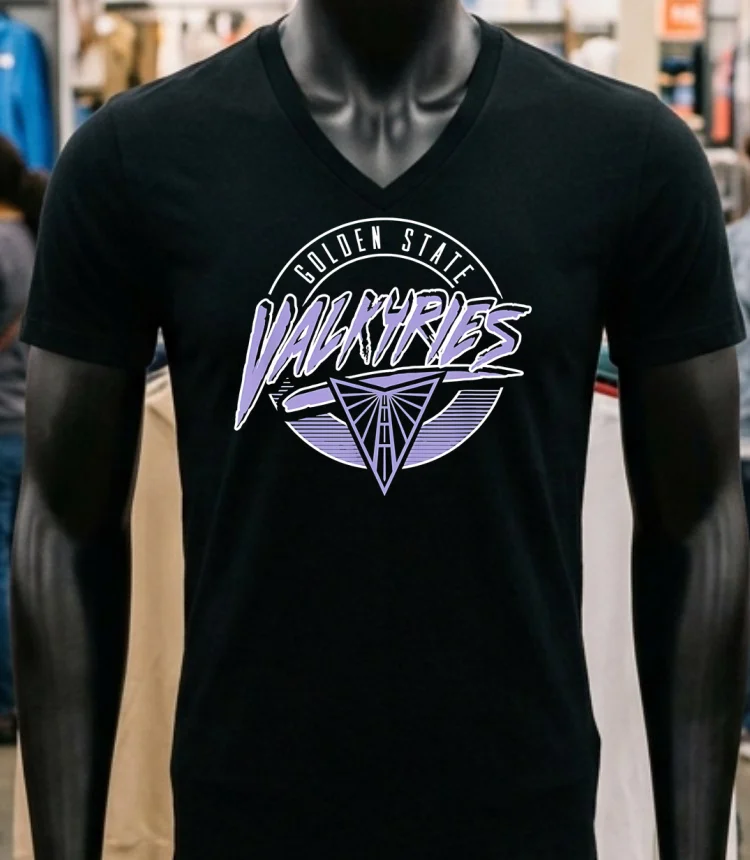 Golden State Valkyries Basketball Gift For Sports Fans Design Shirt - balck-shirt Golden State Valkyries Basketball Gift For Sports Fans Design Shirt Balck Shirt 1