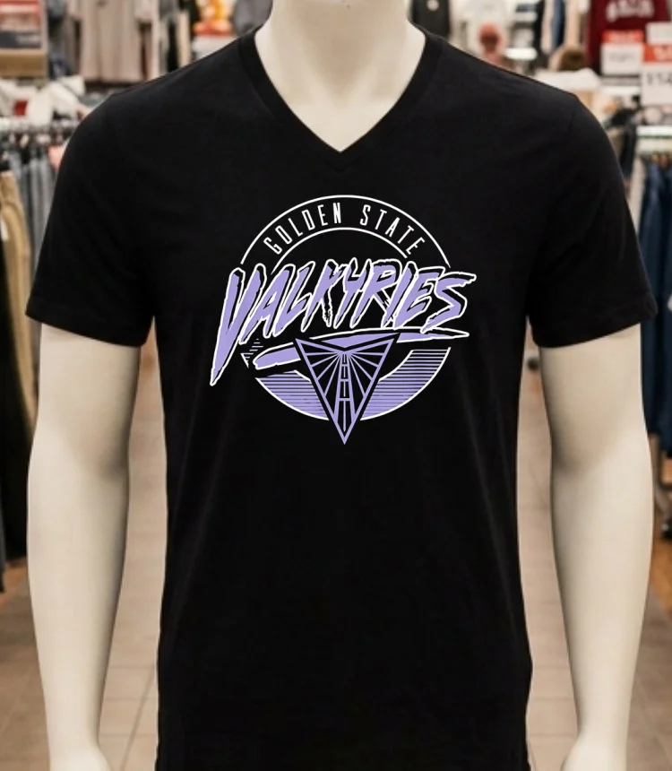 Golden State Valkyries Basketball Gift For Sports Fans Design Shirt - balck-shirt Golden State Valkyries Basketball Gift For Sports Fans Design Shirt Balck Shirt 2