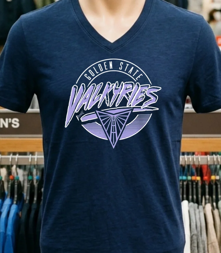 Golden State Valkyries Basketball Gift For Sports Fans Design Shirt Navy Shirt 1