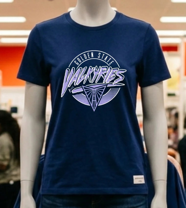Golden State Valkyries Basketball Gift For Sports Fans Design Shirt - navy-shirt Golden State Valkyries Basketball Gift For Sports Fans Design Shirt Navy Shirt