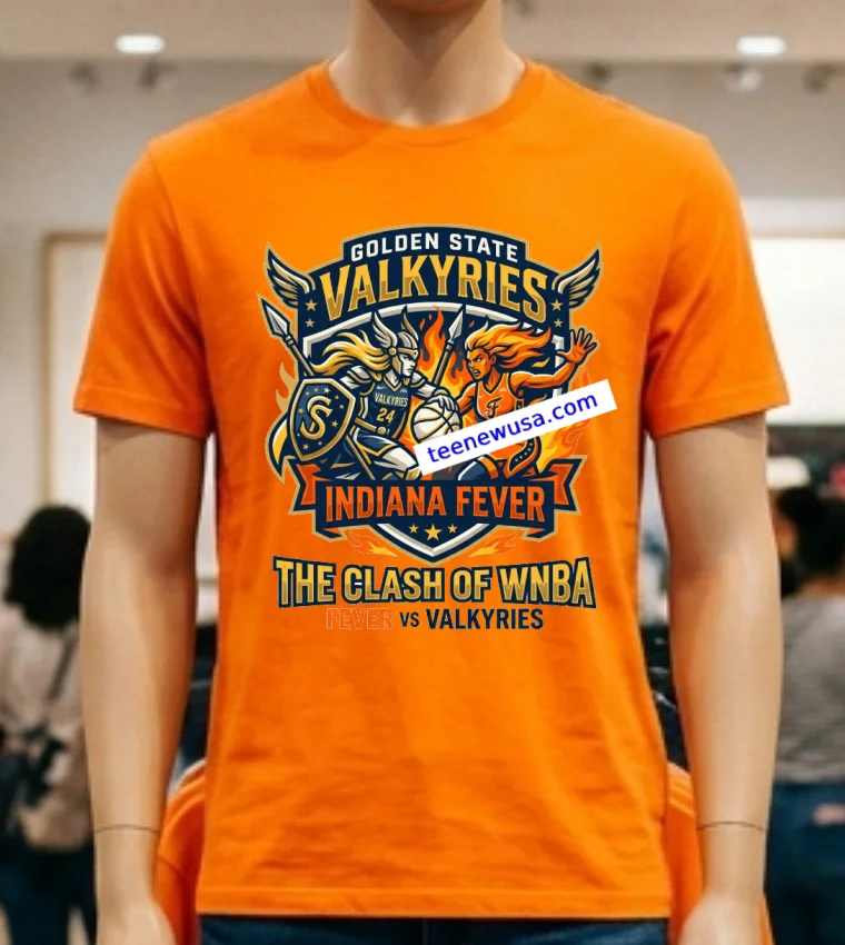Golden State Valkyries Vs Indiana Fever Wnba Sport T Shirt - orange-shirt Golden State Valkyries Vs Indiana Fever Wnba Sport T Shirt Orange Shirt
