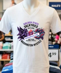 Golden State Valkyries Vs Washington Mystics Wnba Sport T Shirt
