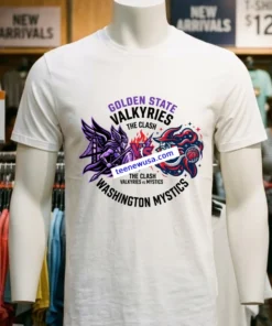 Golden State Valkyries Vs Washington Mystics Wnba Sport T Shirt