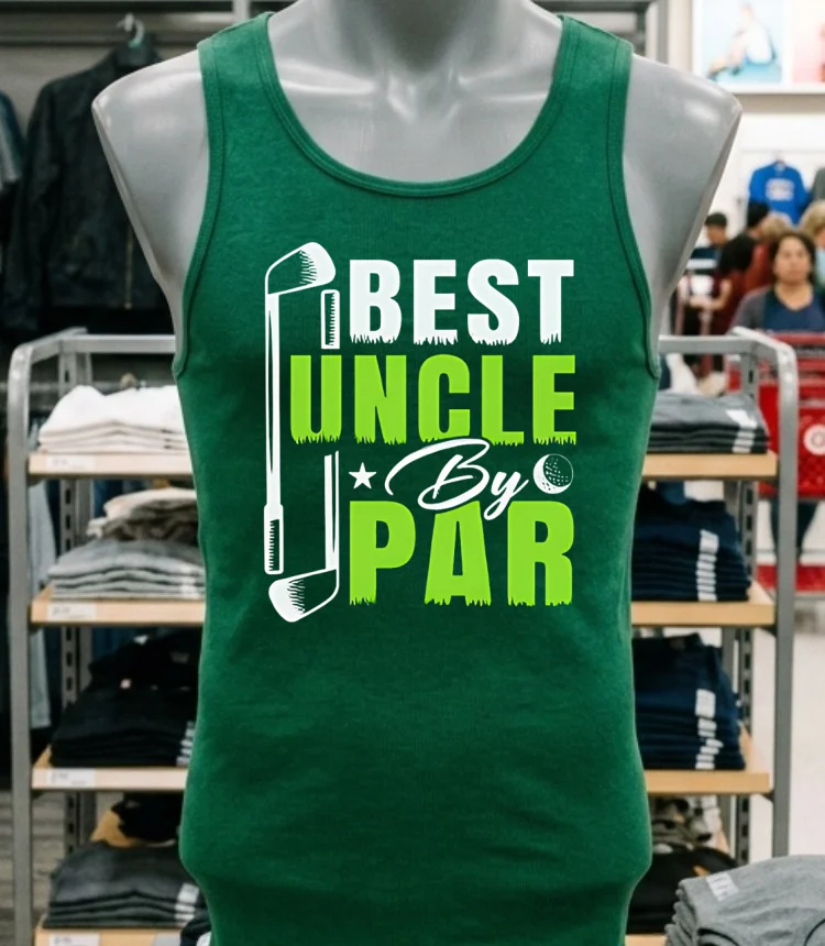 Golf Best Uncle By Par Shirt Green Shirt