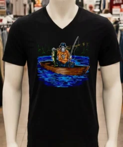 Gone Fishin Skeleton Shirt