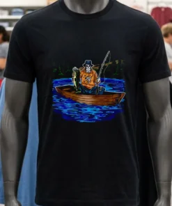 Gone Fishin Skeleton Shirt