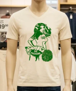 Green Bay Packers Female Fan Go Packers Shirt