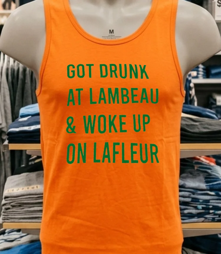 Green Bay Packers Got Drunk At Lambeau And Woke Up On Lafleur Shirt - orange-shirt Green Bay Packers Got Drunk At Lambeau And Woke Up On Lafleur Shirt Orange Shirt