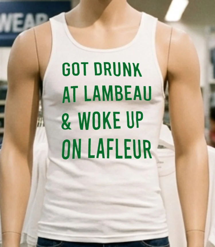 Green Bay Packers Got Drunk At Lambeau And Woke Up On Lafleur Shirt - white-t-shirt Green Bay Packers Got Drunk At Lambeau And Woke Up On Lafleur Shirt White T Shirt 1