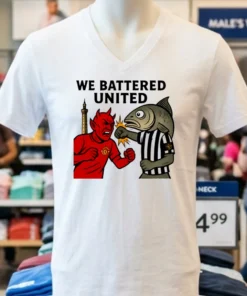 Grimsby Town We Battered United Meme Shirt