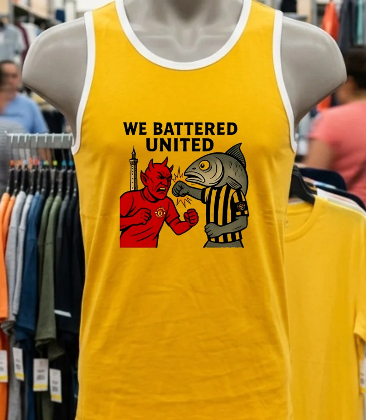 Grimsby Town We Battered United Meme Shirt - yellow-t-shirt Grimsby Town We Battered United Meme Shirt Yellow T Shirt