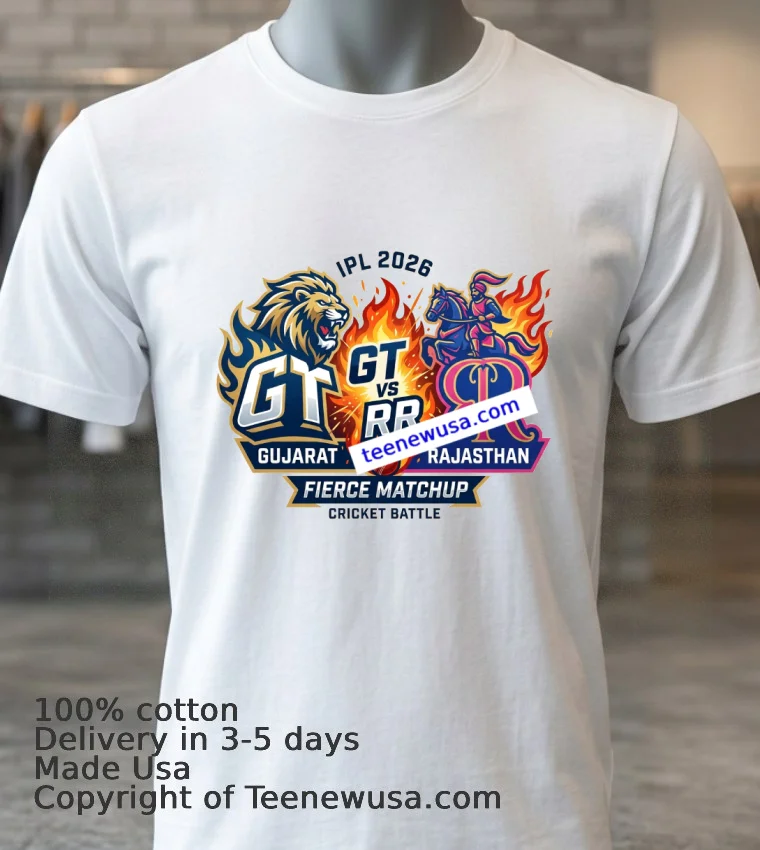 Gt Vs Rr Lipl 2026 T Shirt White T Shirt 3