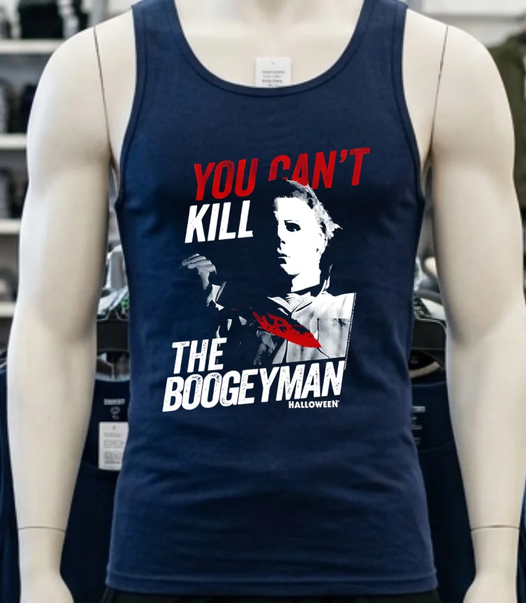 Halloween Movie You Can T Kill The Boogeyman Shirt - navy-shirt Halloween Movie You Cant Kill The Boogeyman Shirt Navy Shirt