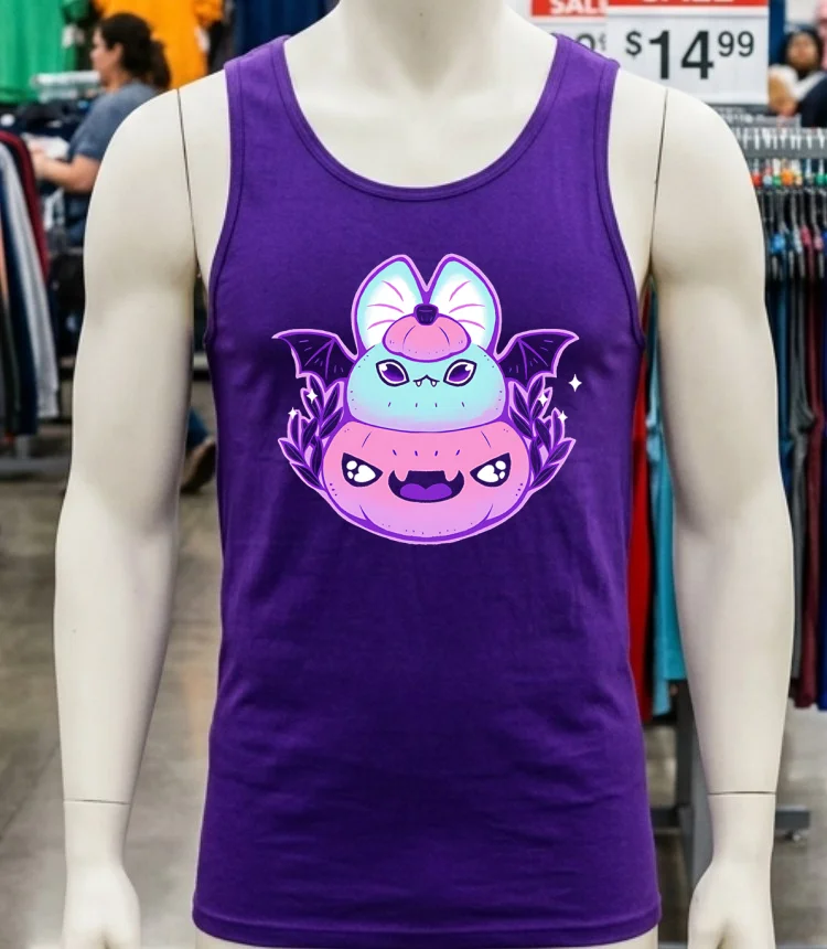 Halloween Pastel Goth Bat Shirt - purple-shirt Halloween Pastel Goth Bat Shirt Purple Shirt
