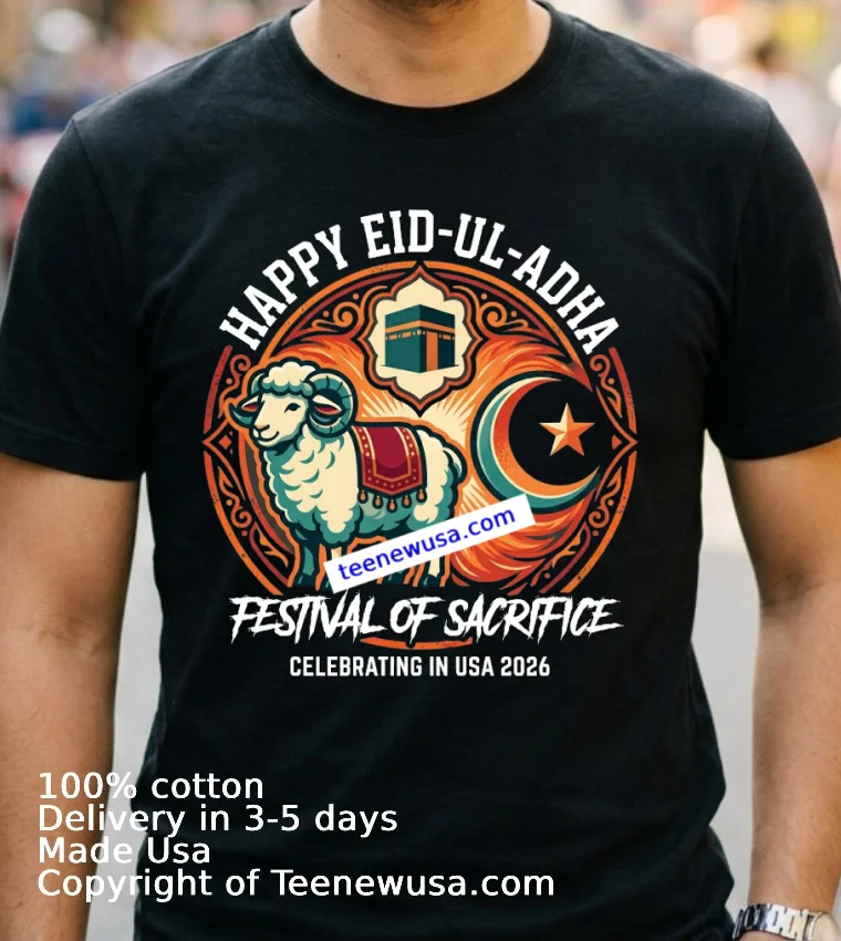 Happy Eid Ul Adha 2026 T Shirt Navy Shirt 2