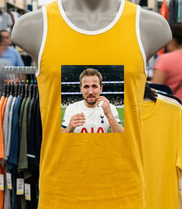 Harry Kane Crying Meme T Shirt - yellow-t-shirt Harry Kane Crying Meme T Shirt Yellow T Shirt