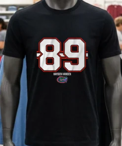 Hayden Hansen 89 Stripe Florida Gators Shirt