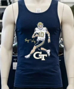 Haynes King Superstar Pose Georgia Tech Football Shirt