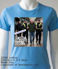 Hector De Leon, 51 Years Old, Is Accused Of Randomly Attacking Five People With A Knife At Penn Station In New York T Shirt