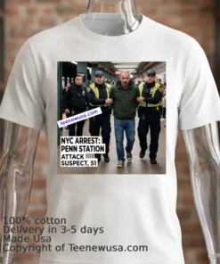 Hector De Leon, 51 Years Old, Is Accused Of Randomly Attacking Five People With A Knife At Penn Station In New York T Shirt