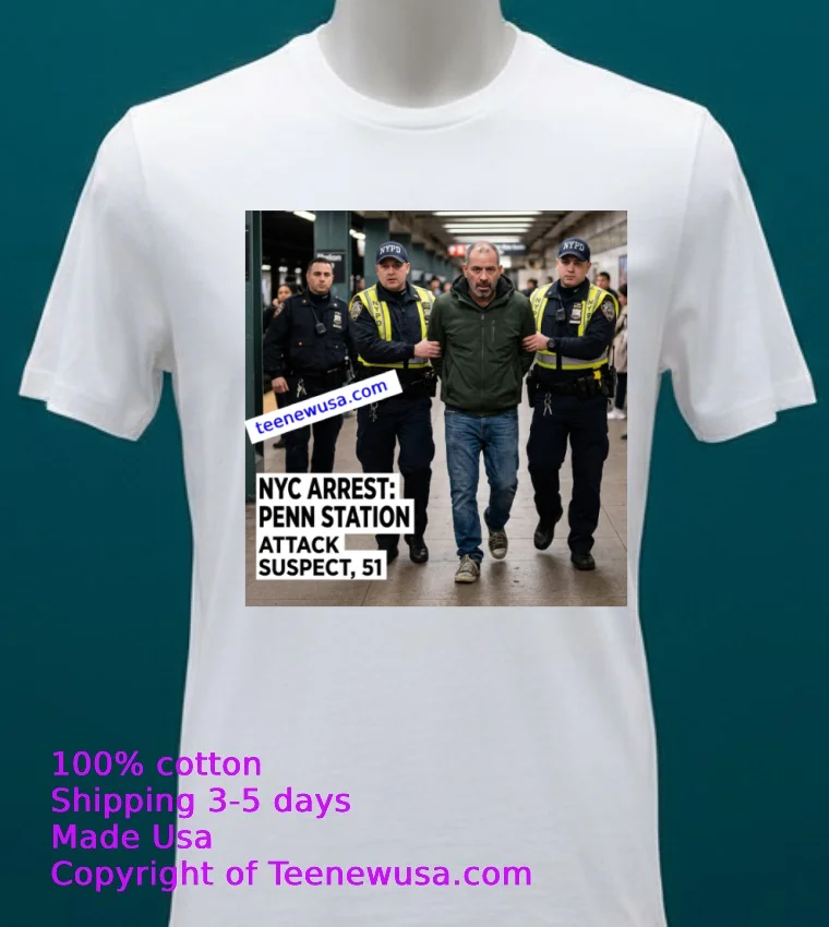 Hector De Leon, 51 Years Old, Is Accused Of Randomly Attacking Five People With A Knife At Penn Station In New York T Shirt - white-t-shirt 20 Hector De Leon 51 Years Old Is Accused Of Randomly Attacking Five People With A Knife At Penn Station In New York T Shirt White T Shirt 20