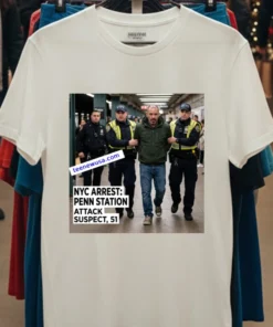 Hector De Leon, 51 Years Old, Is Accused Of Randomly Attacking Five People With A Knife At Penn Station In New York T Shirt