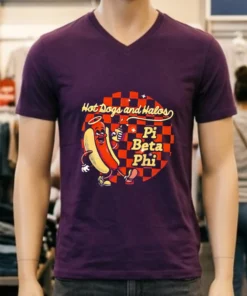 Hot Dogs And Halos Pi Beta Phi Shirt