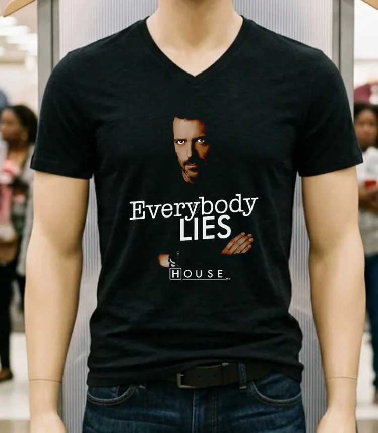 House Md Everybody Lies Classic Shirt Balck Shirt